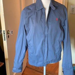 Ralph Lauren Polo.  Man’s light blue jacket.